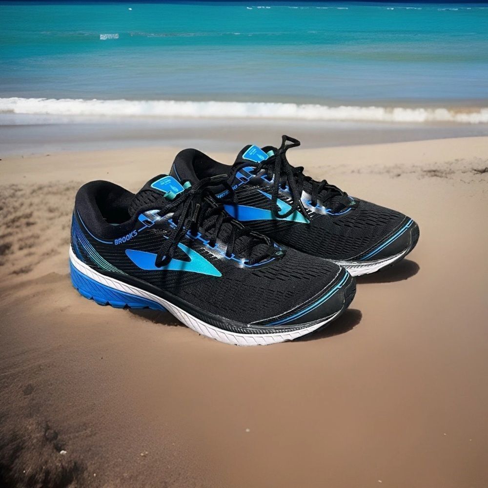Brooks Ghost 10 Special Olympics Seattle 2018 Men's Black Running Shoes Sz 8.5D - Picture 2 of 16